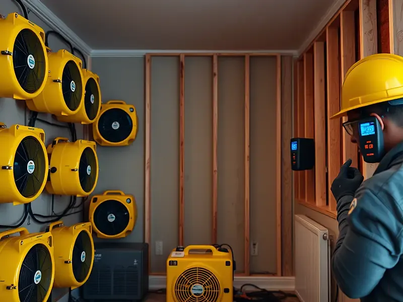 Service Drying Water Damage Dryingdehumidifierequipmentfans 1g in Mesa, AZ - 24/7 Water Damage | Mesa